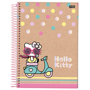 Caderno Universitario 1x1 80 Fls C.D. Jandaia - Hello Kitty Kraft 8